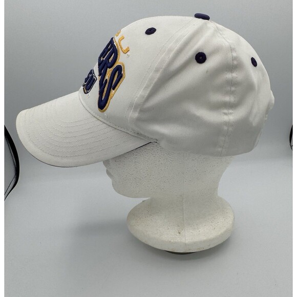 LSU Tigers White Adjustable Hat Top of the World Embroidered Cap Adult - Picture 5 of 11